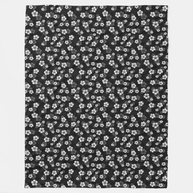 Couverture Polaire Floral (Devant)