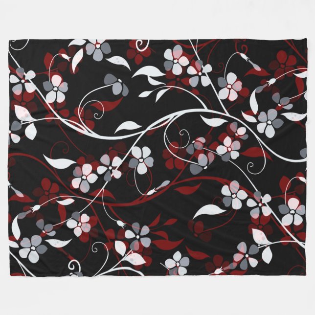 Couverture Polaire Floral (Devant (Horizontal))