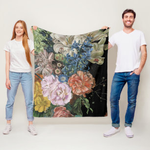 Couverture Polaire Floral baroque - bouquet