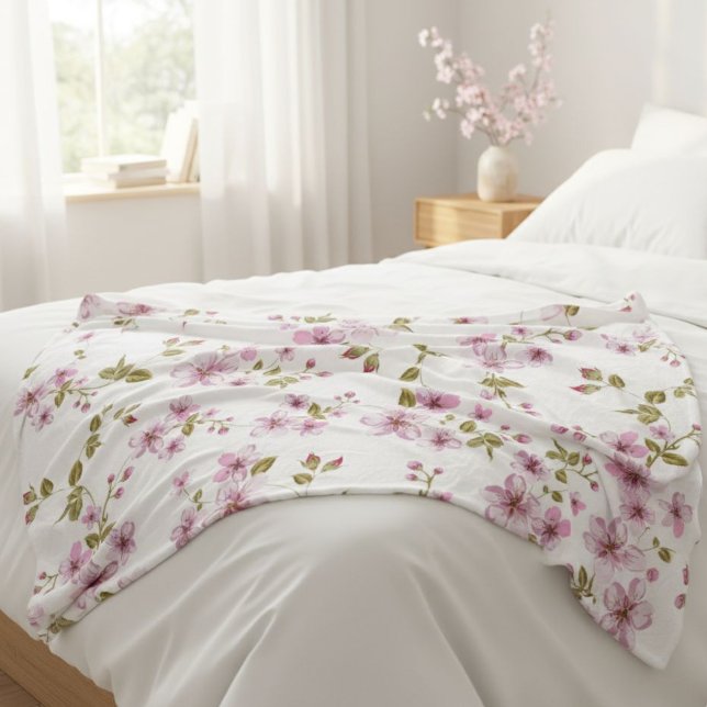 Couverture Polaire Floral blanket (Créateur téléchargé)
