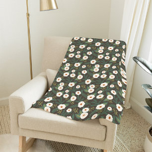 Couverture Polaire Floral de Magnolia