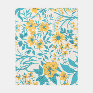 Couverture Polaire Floral vintage : Liberty Motif sans marin