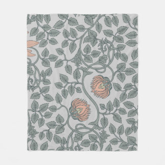 Couverture Polaire Floral vintage sans couture motif, papiers peints