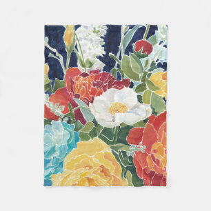 Couverture Polaire Florals de minuit Ier
