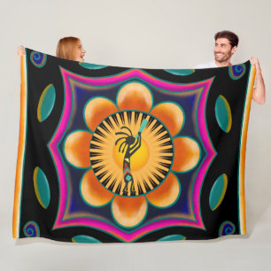 Couverture Polaire Flore vive Sud-Ouest Kokopelli Fleece Blank
