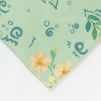 Couverture Polaire "Flores del campo"