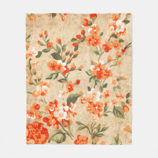 Couverture Polaire Flower grunge art