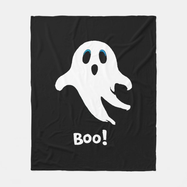 Couverture Polaire Flying Halloween Ghost (Devant)