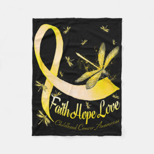 Couverture Polaire Foi Espoir Amour Enfance Cancer Conscience Libellu