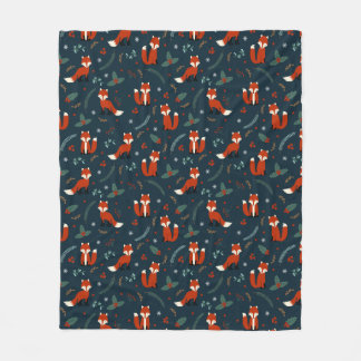 Couverture Polaire Folly Fox Cuties