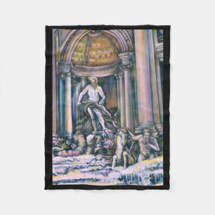 Couverture Polaire Fontana Di Trevi, Roma