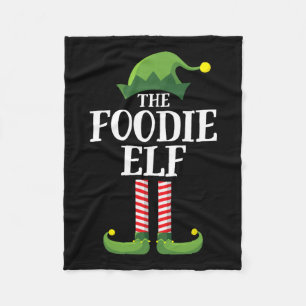 Couverture Polaire Foody Elf Correspondant Famille Groupe Noël 1