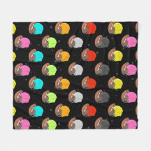 Football américain - Casques et ballon colorés 