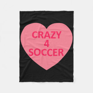 Couverture Polaire Football - Cœur Amour Saint-Valentin Personnalisé