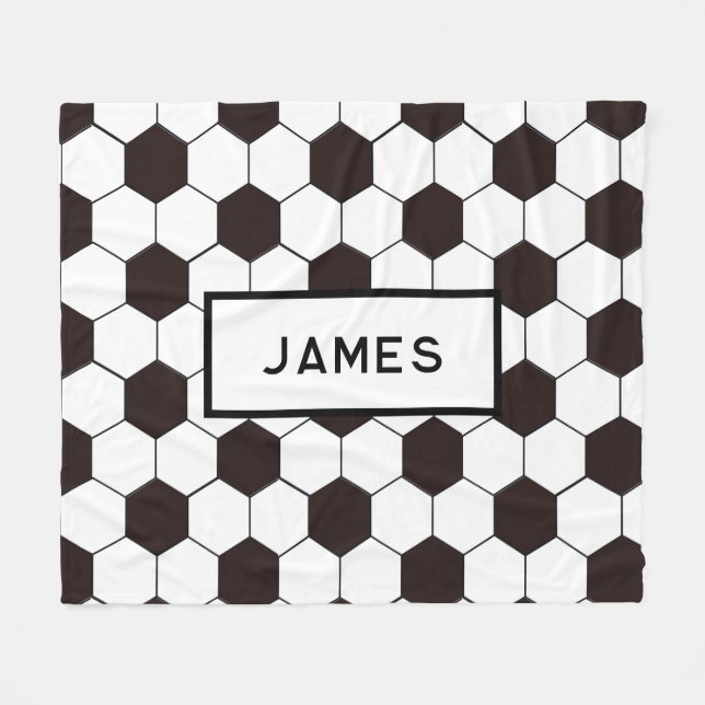 Couverture Polaire Football Enfants Football motif Football  (Devant (Horizontal))