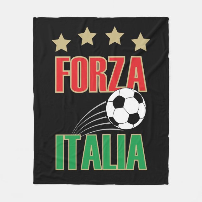 Couverture Polaire Football Italie Forza (Devant)