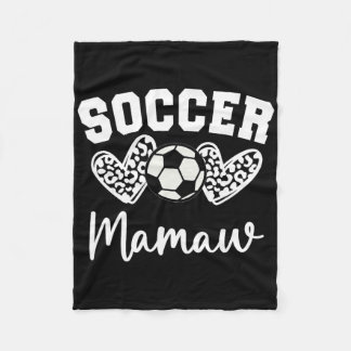 Couverture Polaire Football Mamaw Famille Correspondante Football
