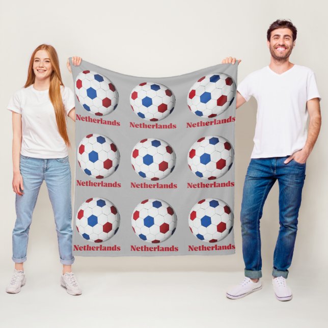 Couverture Polaire Football néerlandais (En situation)