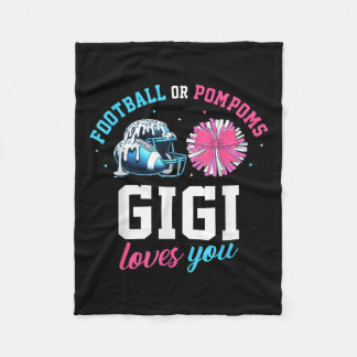 Couverture Polaire Football Ou Pom Poms Gigi Vous Aime Bébé Genre Re