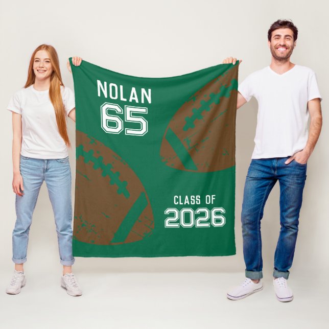 Couverture Polaire Football personnalisé Joueur principal Nombre Clas (En situation)