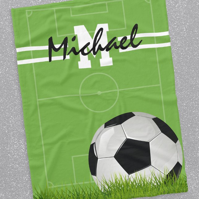 Couverture Polaire Football pour enfants personnalisé (Créateur téléchargé)