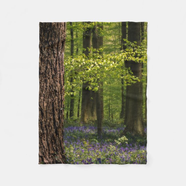 Couverture Polaire Forest | Bluebells en Belgique (Devant)
