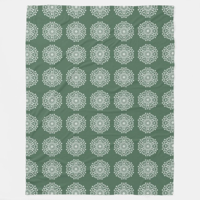 Couverture Polaire |Forest Mandala (Devant)