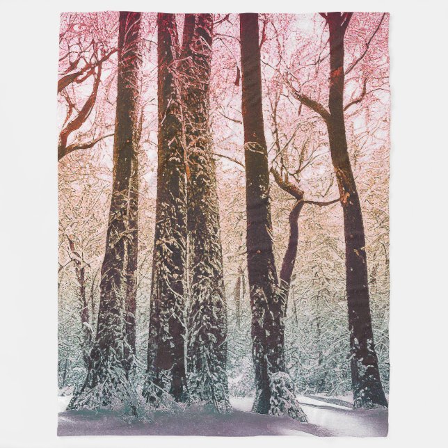 COUVERTURE POLAIRE  FORÊT DE NEIGE NATURE (Devant)