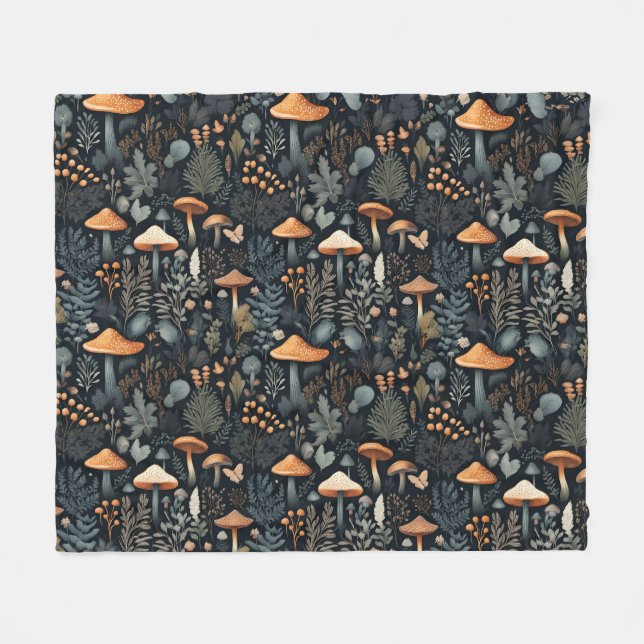 Couverture Polaire Forêt de Toadstool (Devant (Horizontal))