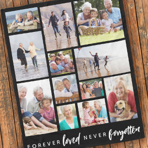 Couverture Polaire Forever Loved Jamais oublié 12 Mémorial photo