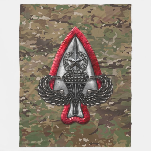 Couverture Polaire Fort Liberty Camo (Devant)