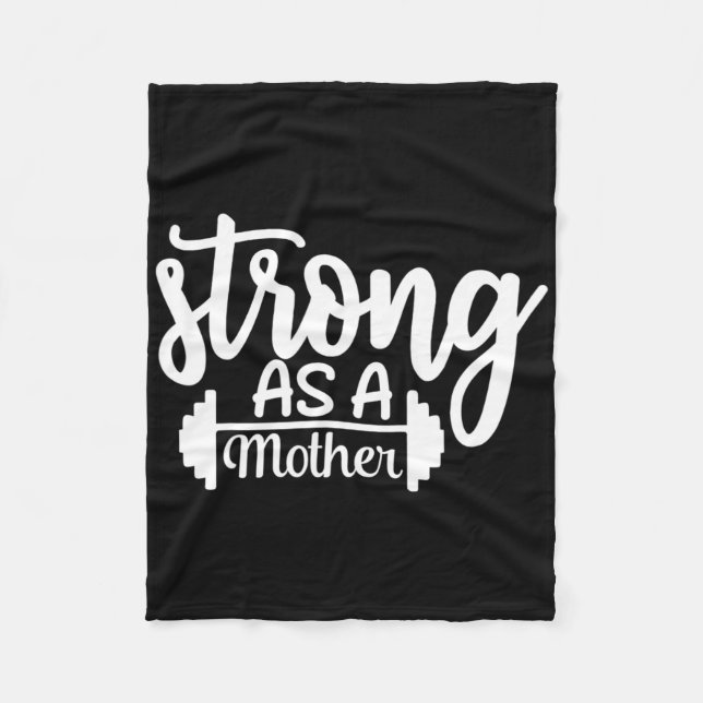 Couverture Polaire Forte Comme Une Mère Exercice Fitness Entraînement (Devant)