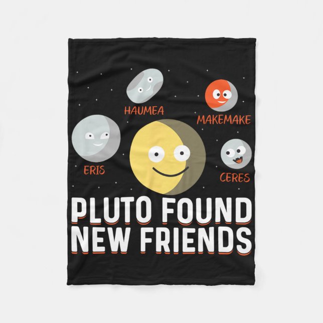 Couverture Polaire Found New Friends Dwarf Planets Astronomy Kids  (Devant)