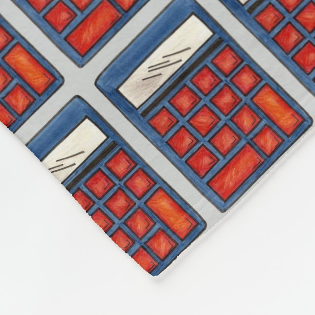 Couverture Polaire Fournitures scolaires Math Calculatrice de l'ensei (Coin)
