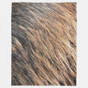 COUVERTURE POLAIRE FOURRURE DE CASTOR