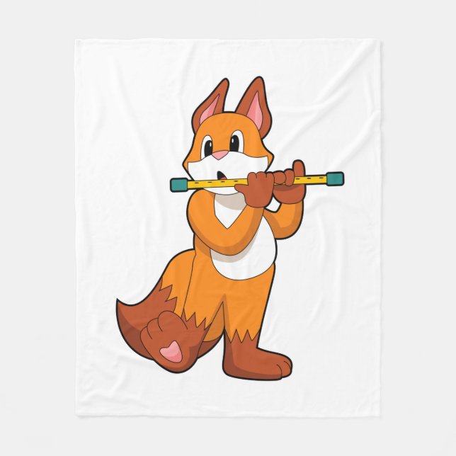 Couverture Polaire Fox à la musique avec Flute.PNG (Devant)