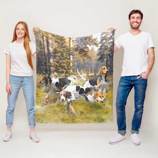 Couverture Polaire Foxhound (En situation)