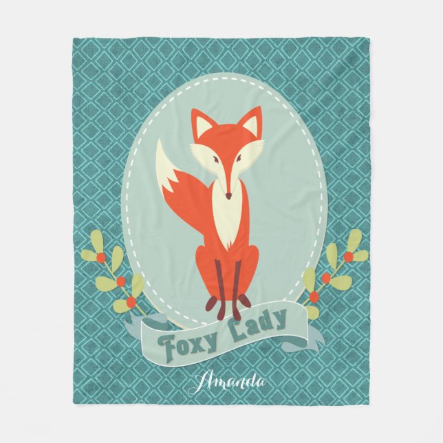Couverture Polaire Foxy Lady Jacquard (Devant)