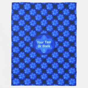 Couverture Polaire Fractal Bluestar