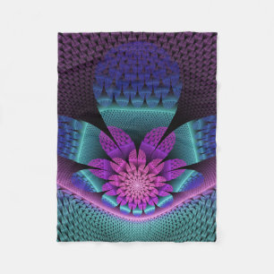 Couverture Polaire Fractal Imaginaire coloré à motif inhabituel