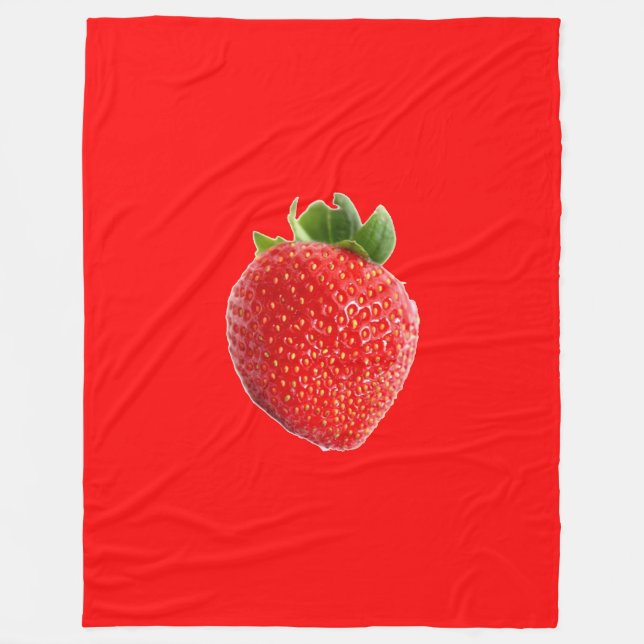 Couverture Polaire Fraise d'été (Devant)