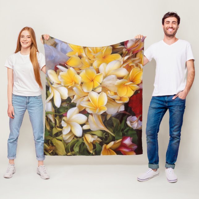 Couverture Polaire Frangipani Fleece Blanket (En situation)