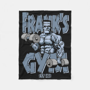 Couverture Polaire Frankenstein Gym Funny Bodybuilding Fitness Workou