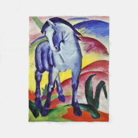 Franz Marc Blue Cheval Peinture d'Art Vintage