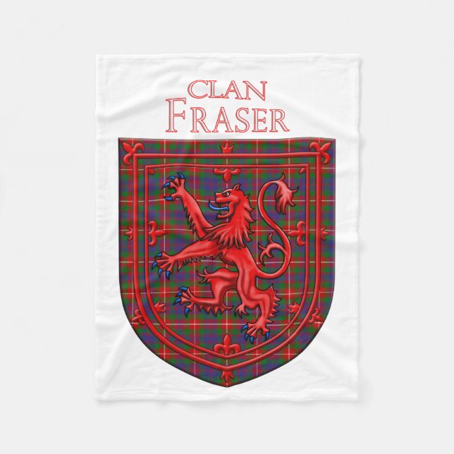 Couverture Polaire Fraser de Lovat Tartan Scottish Plaid (Devant)