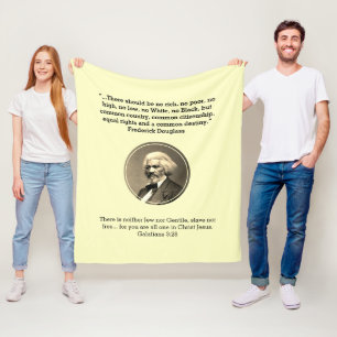 Couverture Polaire FREDERICK DOUGLASS Inspiration Black History