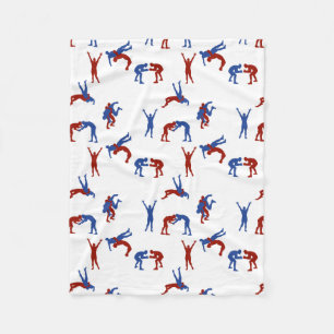 Couverture Polaire Freestyle Greco Motif de lutte romaine