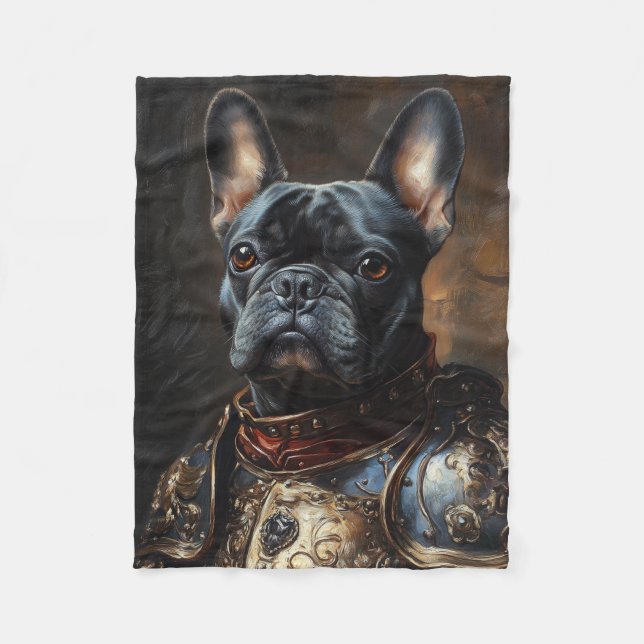 Couverture Polaire French Bulldog Fleece Blanket (Devant)