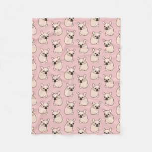 Couverture Polaire Frenchie crème mignon a besoin d'un certain amour