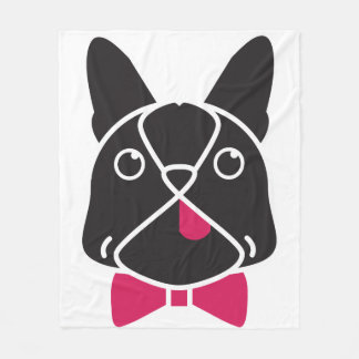 Couverture Polaire Frenchie de fantaisie